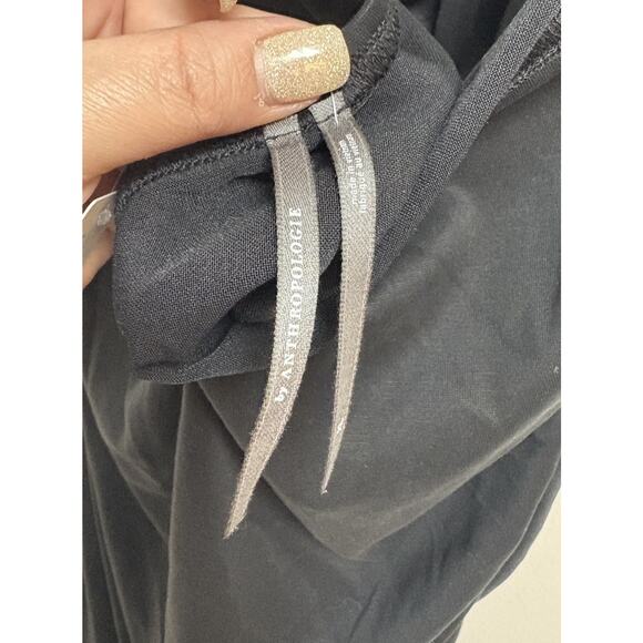 Anthropologie Black Ruched Halter Mini Dress Women’s XL NWT - Picture 5 of 5